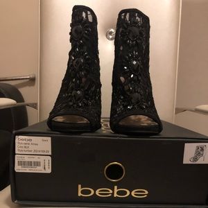 Black BeBe booties